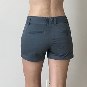 2/$20 J Crew 3" Chino Shorts, Navy/Gray, Size 00